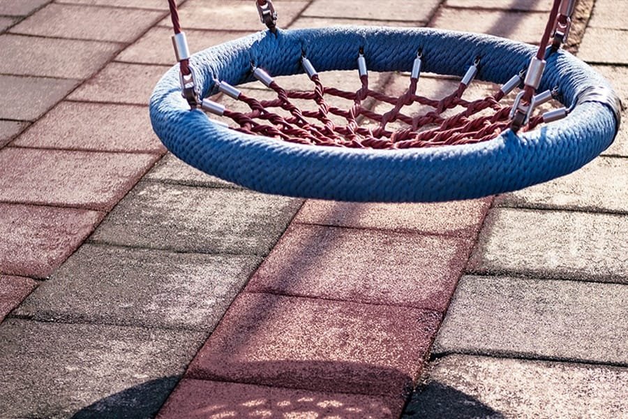 piso de goma para niños